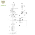 GL-11117 Standard ISO Shipping Container Cam Door Lock Latch Kit